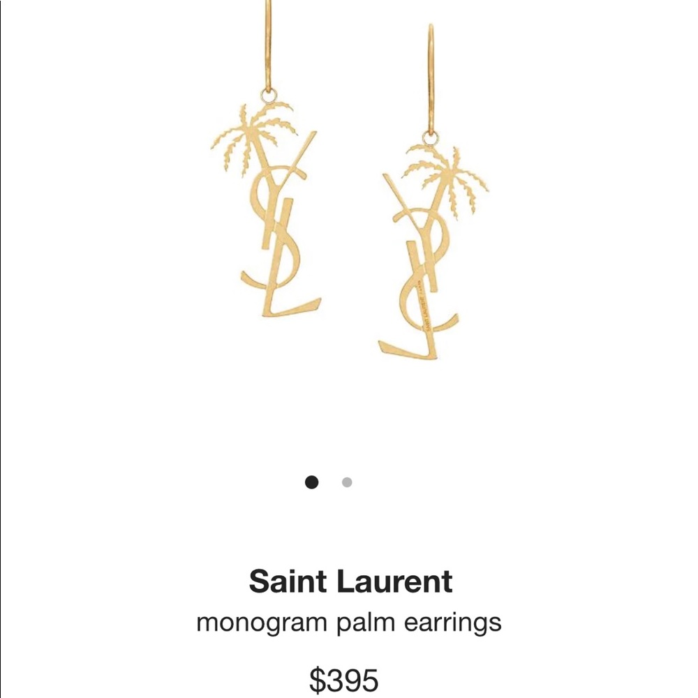 YSL Palm Earrings